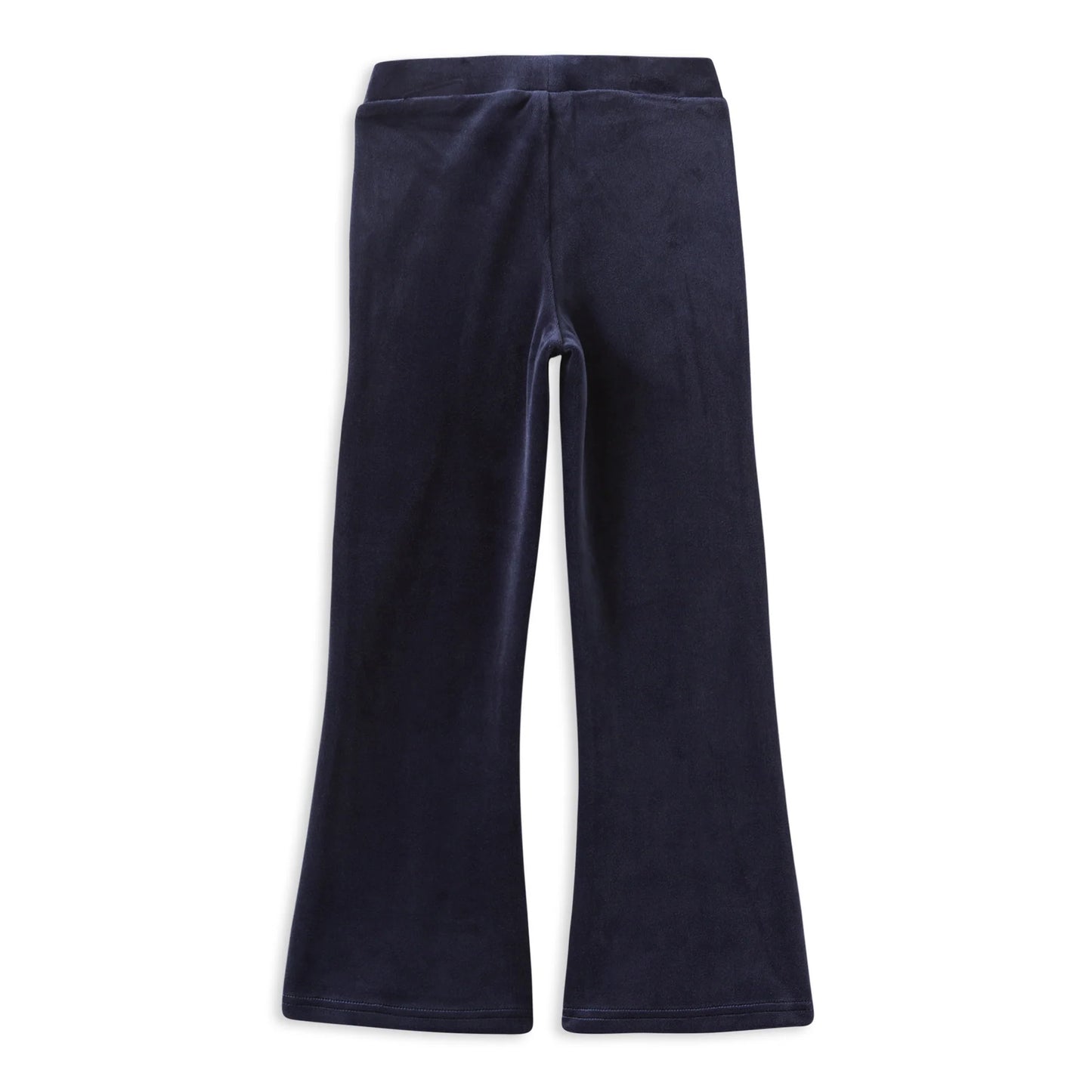 Navy Velour Flares