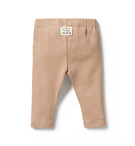 Organic Ribbed Leggings