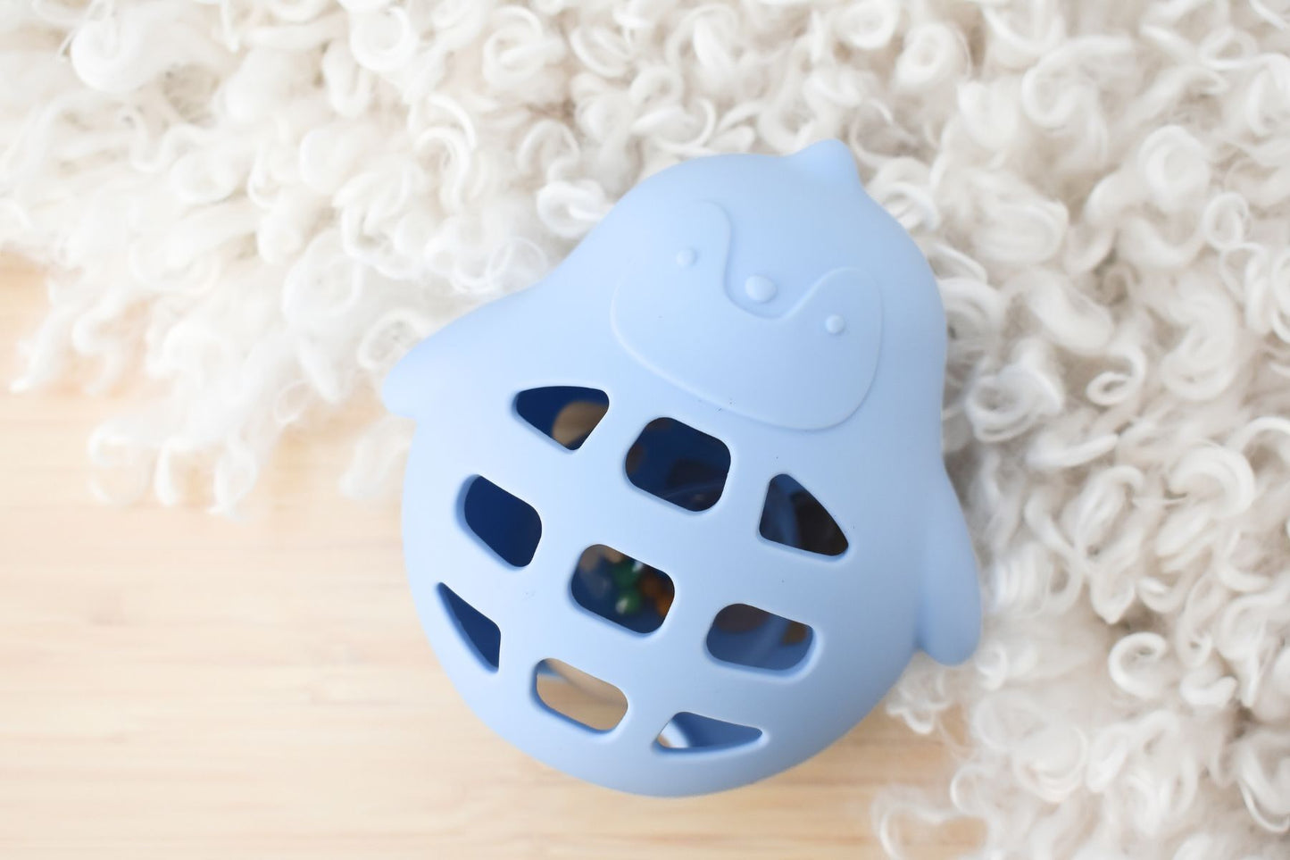 Silicone Penguin Rattle