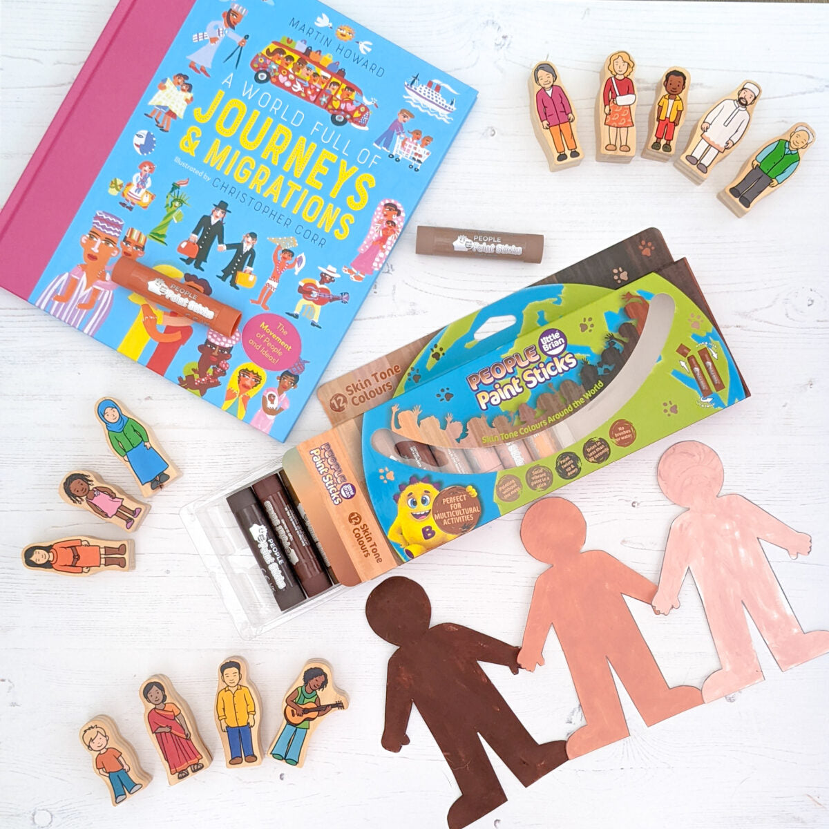 People Paint Sticks - 12 Pack