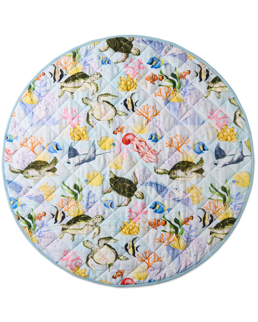 Reef Life Quilted Play Mat