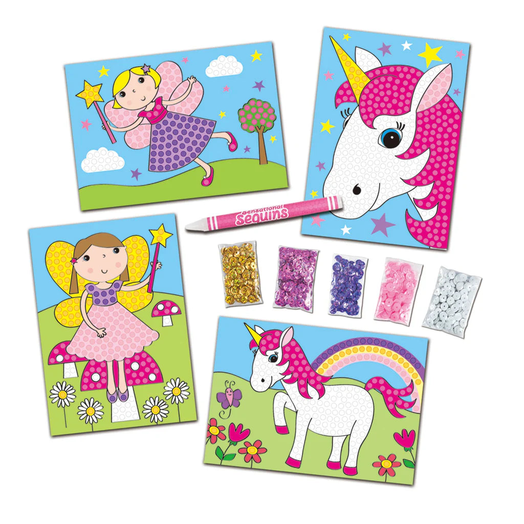 Sensational Sequins: Fairies & Unicorns