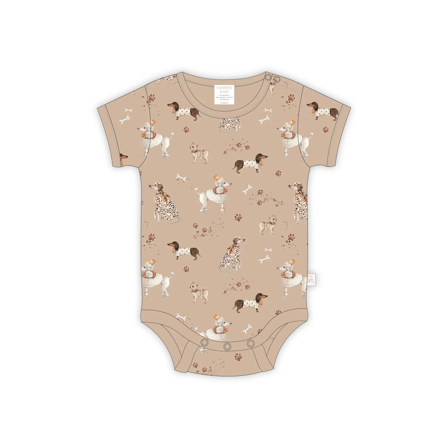Bamboo Bodysuit - Show Pups
