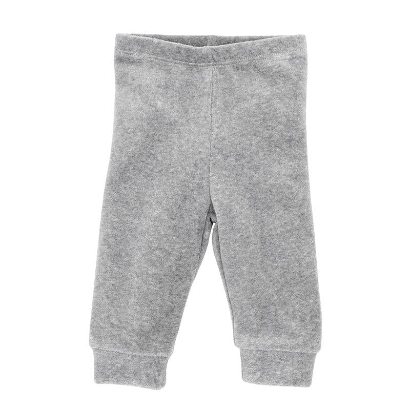 Tiger Velour Leggings - Grey Marl
