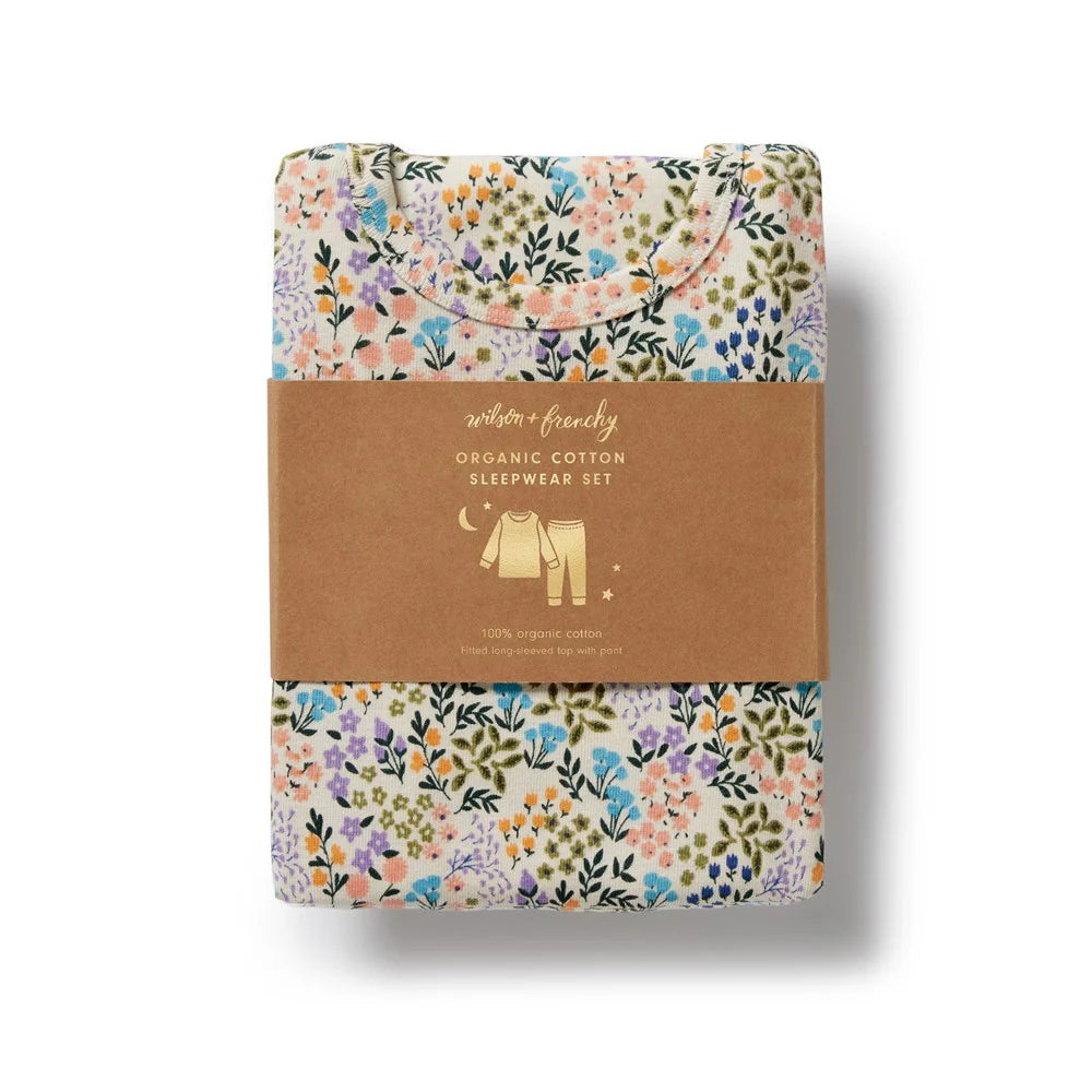 Tiny Bloom Organic LS Pyjamas