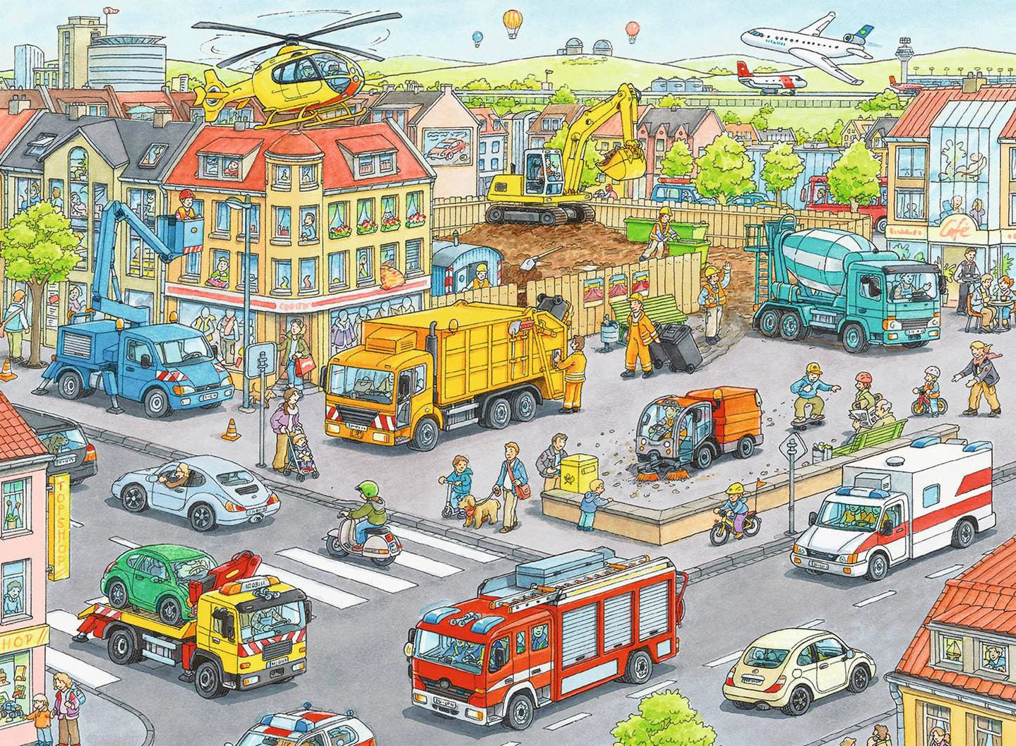 Vehicles in the City Puzzle