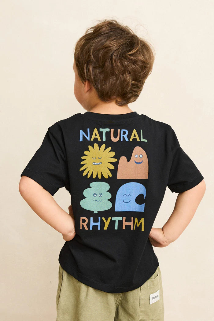 Kids Wild and Free SS T-Shirt - Black