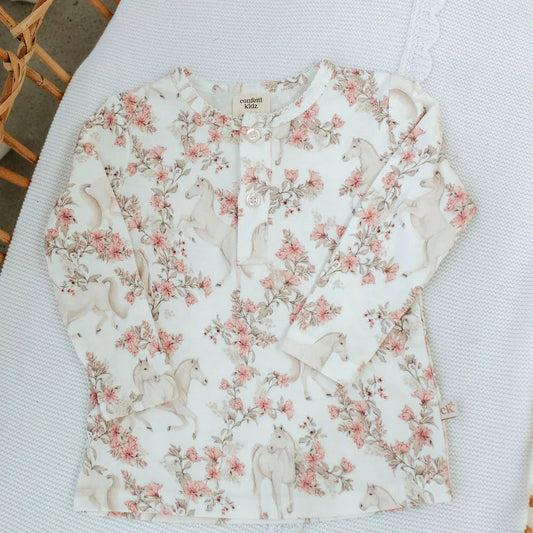 Blossom Pony - Long Sleeve Top