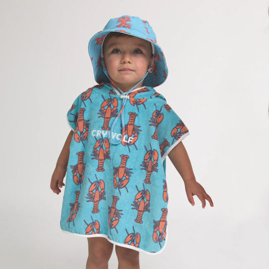 Baby Hooded Towel - Little Lobster