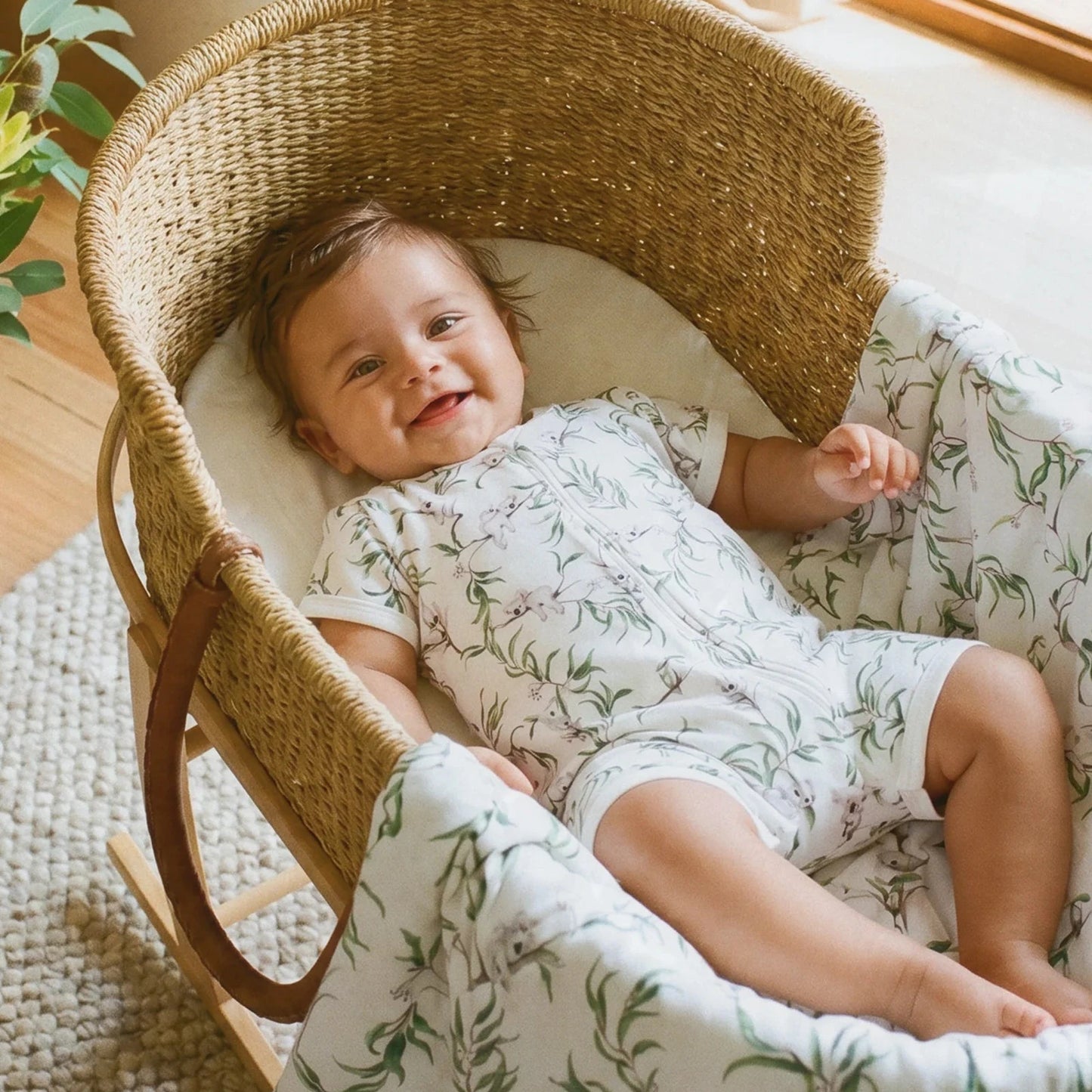 Taylor Organic SS Zip Romper