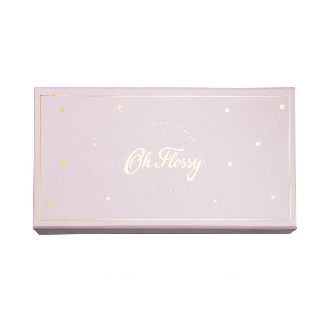 Oh Flossy Deluxe Makeup Set: Soft Pink with Sparkles