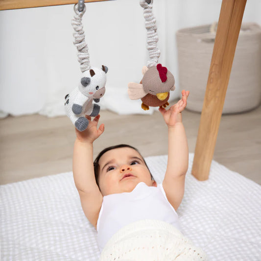 Stroller Toys - Cow & Chicken