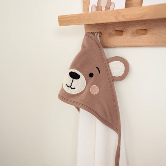Baby Hooded Towel - Cuddly Bear