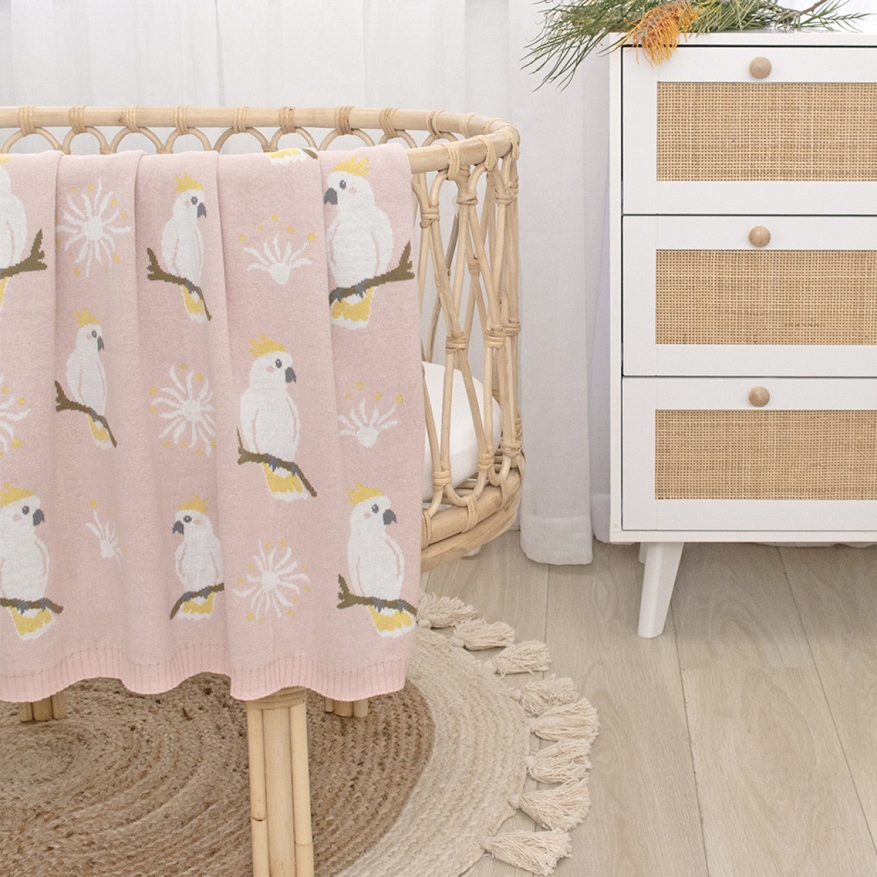 Australian Baby Blanket - Cockatoo