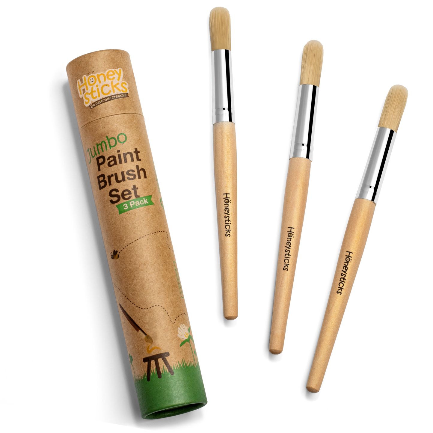 Honeysticks Jumbo Paint Brush Set