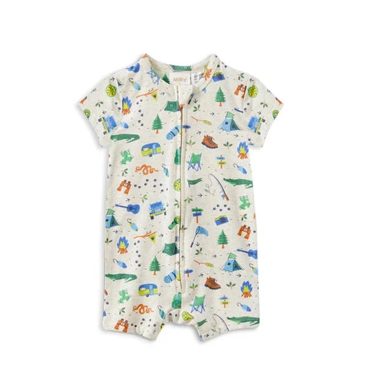 Camping Zip Romper