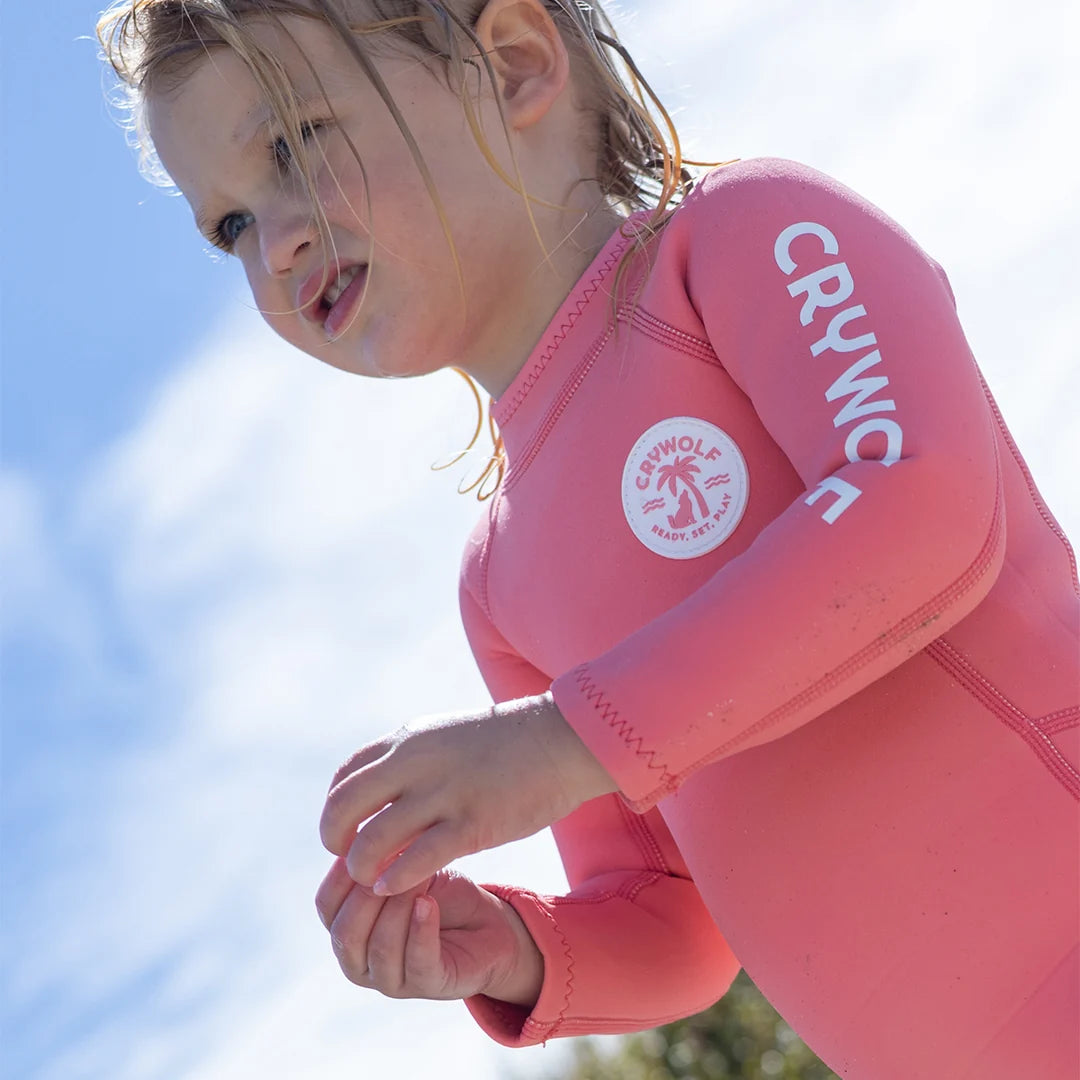 Long Sleeve Wetsuit - Flamingo Pink
