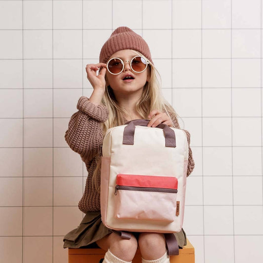 Colorblock Backpack — Sensational Sand