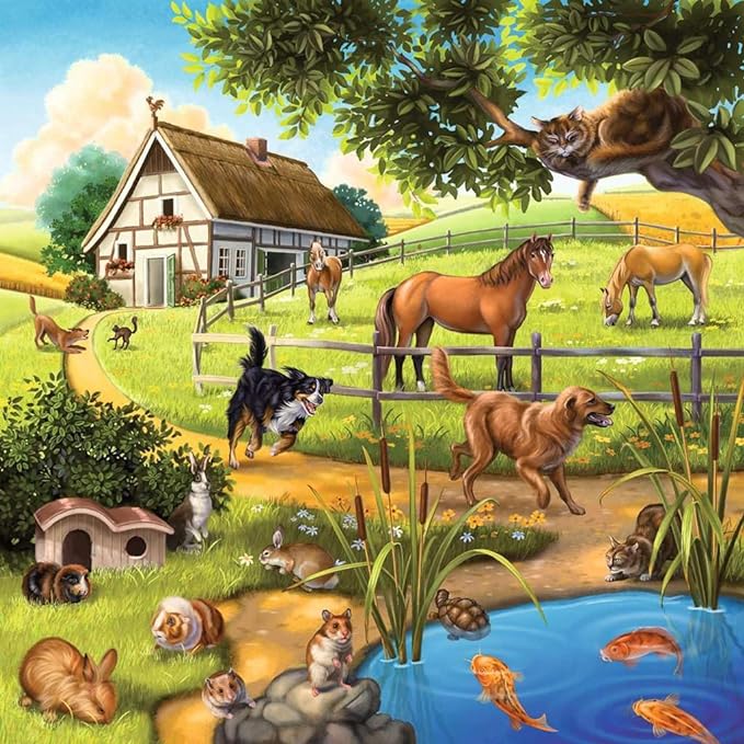 Puzzle - Forest, Zoo & Domestic Animals