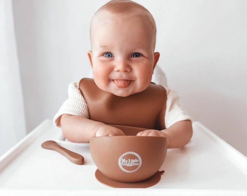 My Little Bib: Powder Rose