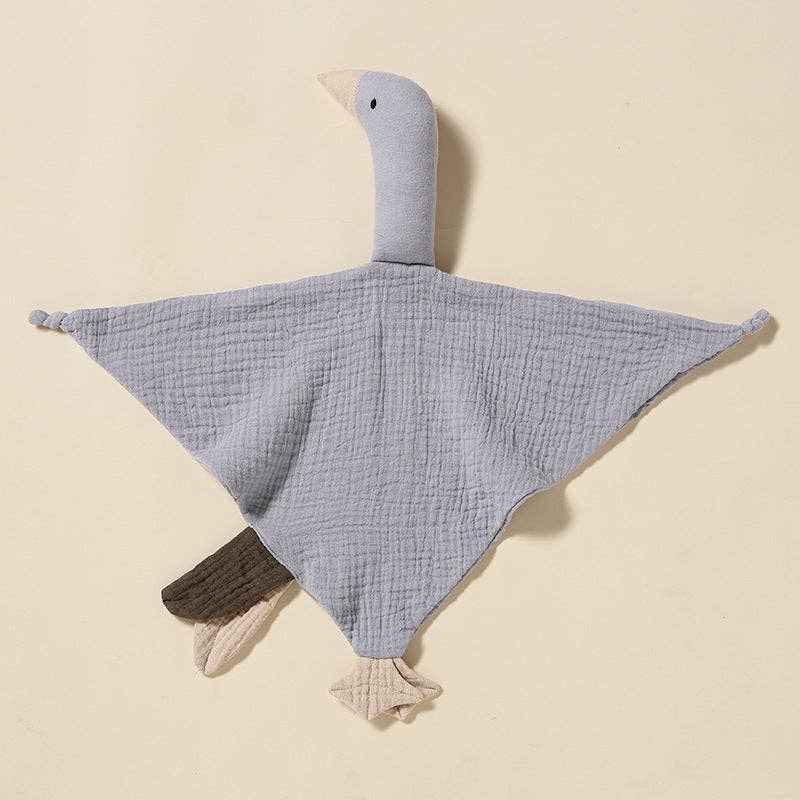 Goose Comforter Baby Security Blanket - Aluminium