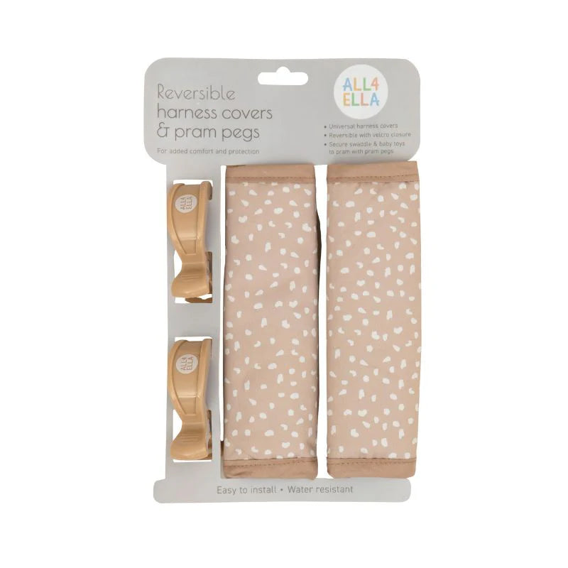 Reversible Harness Covers & Pram Pegs