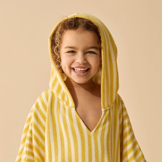 HONEY WAVE ORGANIC TERRY HOODED PONCHO