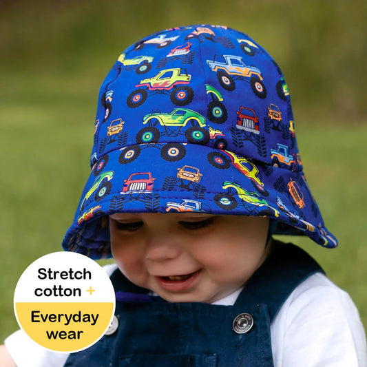 Toddler Bucket Sun Hat - Monster Truck