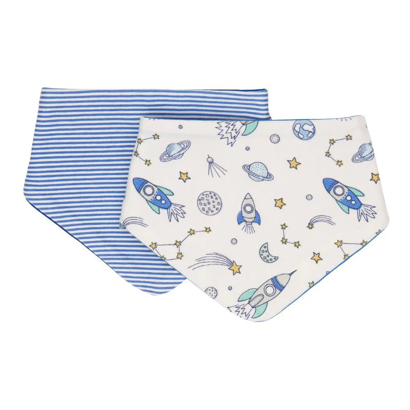 2-Pack Reversible Bandana Bibs