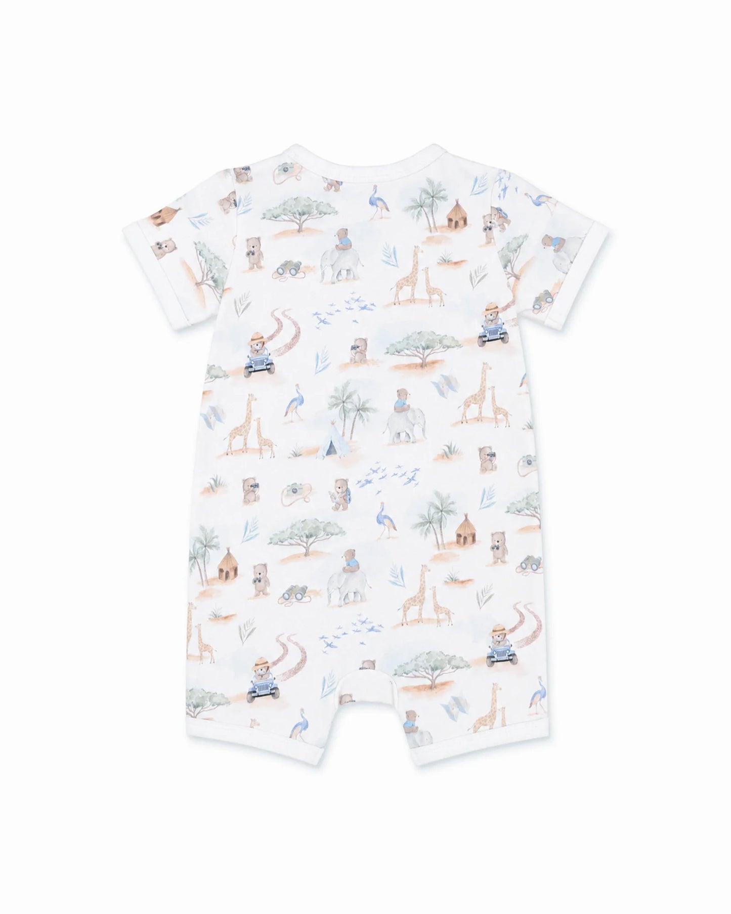 Brady Organic SS Zip Romper