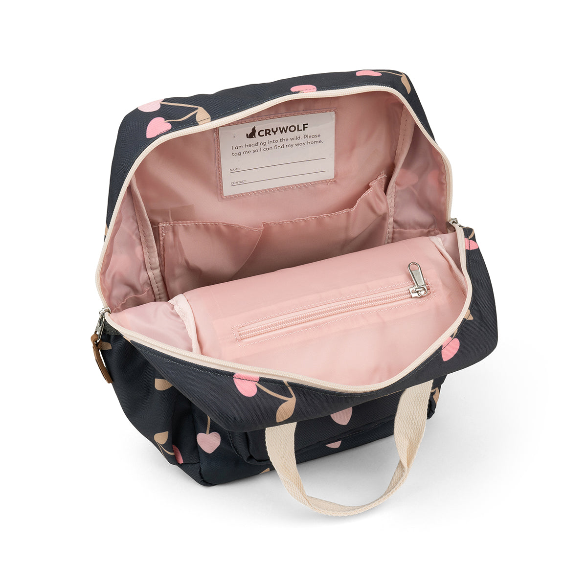 Mini Backpack- Cherry Hearts