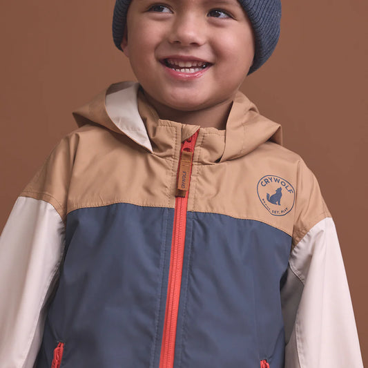 Packable Jacket - Ash Colourblock
