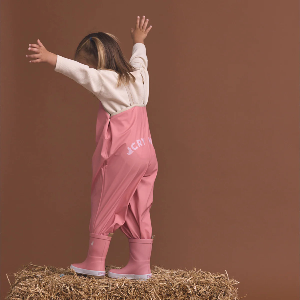 Rain Overalls - Rose