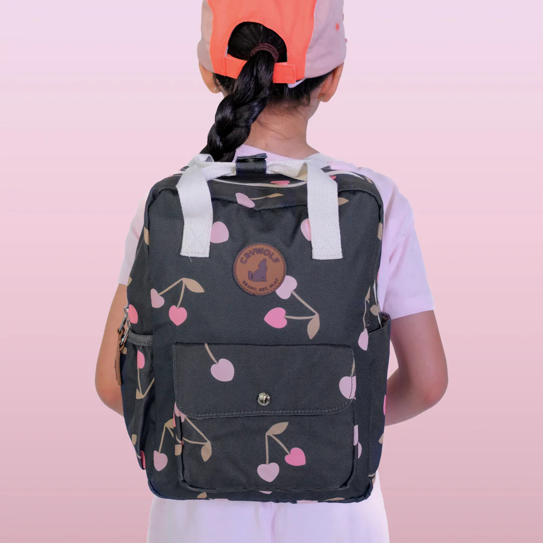 Mini Backpack- Cherry Hearts