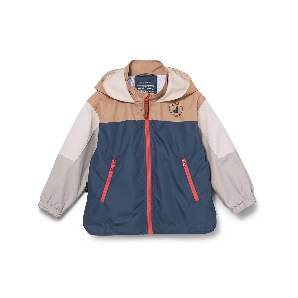 Packable Jacket - Ash Colourblock