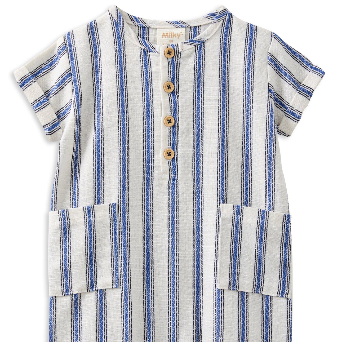 Stripe Linen Romper