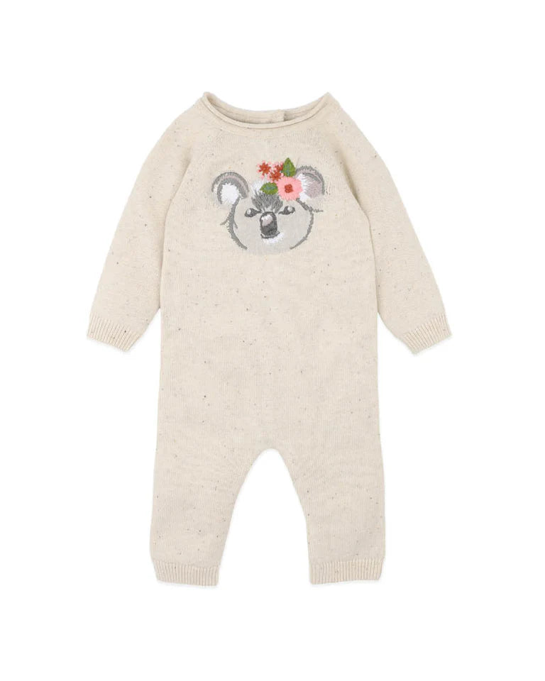 Charlie Koala Organic Knitted Romper