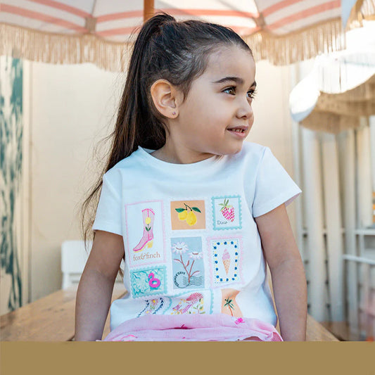 Summer Vacay Holiday Stamp Tee