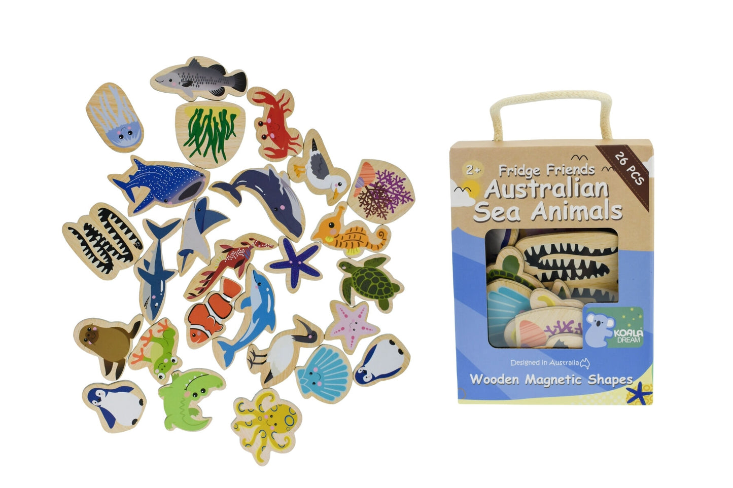 Fridge Friends Magnetic Australian Sea Animals - 25pcs