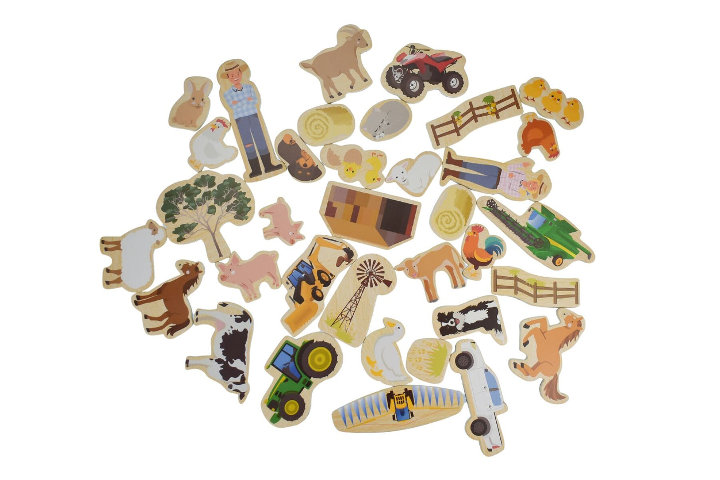Fridge Friends Aussie Farm Magnets - 35pcs