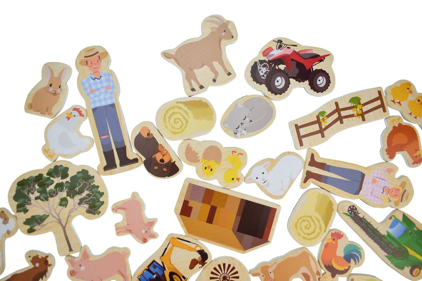 Fridge Friends Aussie Farm Magnets - 35pcs