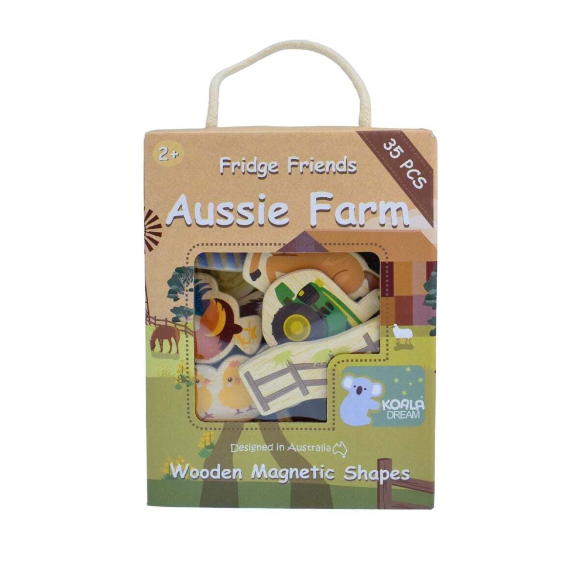Fridge Friends Aussie Farm Magnets - 35pcs