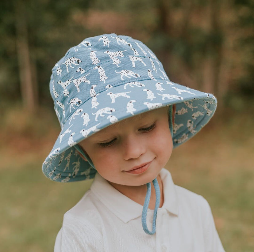 Kids Classic Bucket Sun Hat - Dalmation - 54cm / 3-6 years / XL