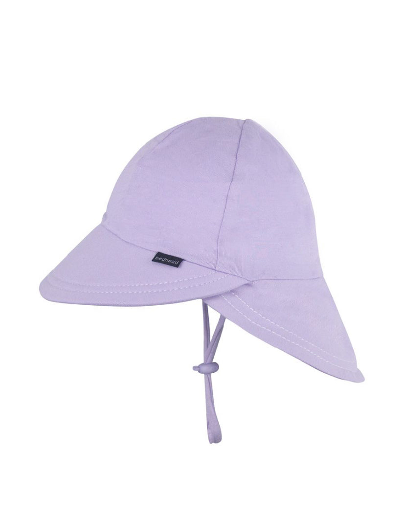 Legionnaire Hat with Strap - Lilac - 37cm / 0-3 months / XXS