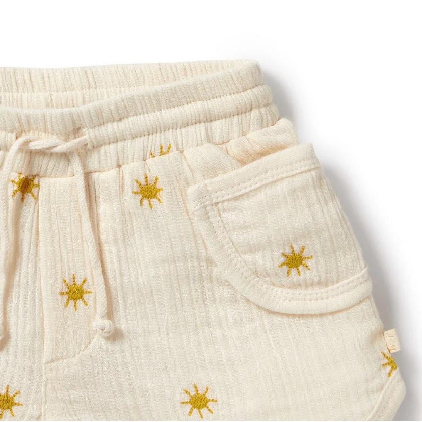 Sunshine Organic Crinkle Shorts