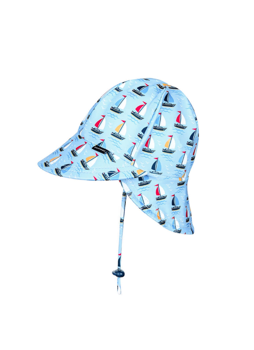 Legionnaire Flap Sun Hat - Sails - 47cm / 6-12 months / S