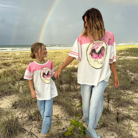 Pony Club Tee - Pink