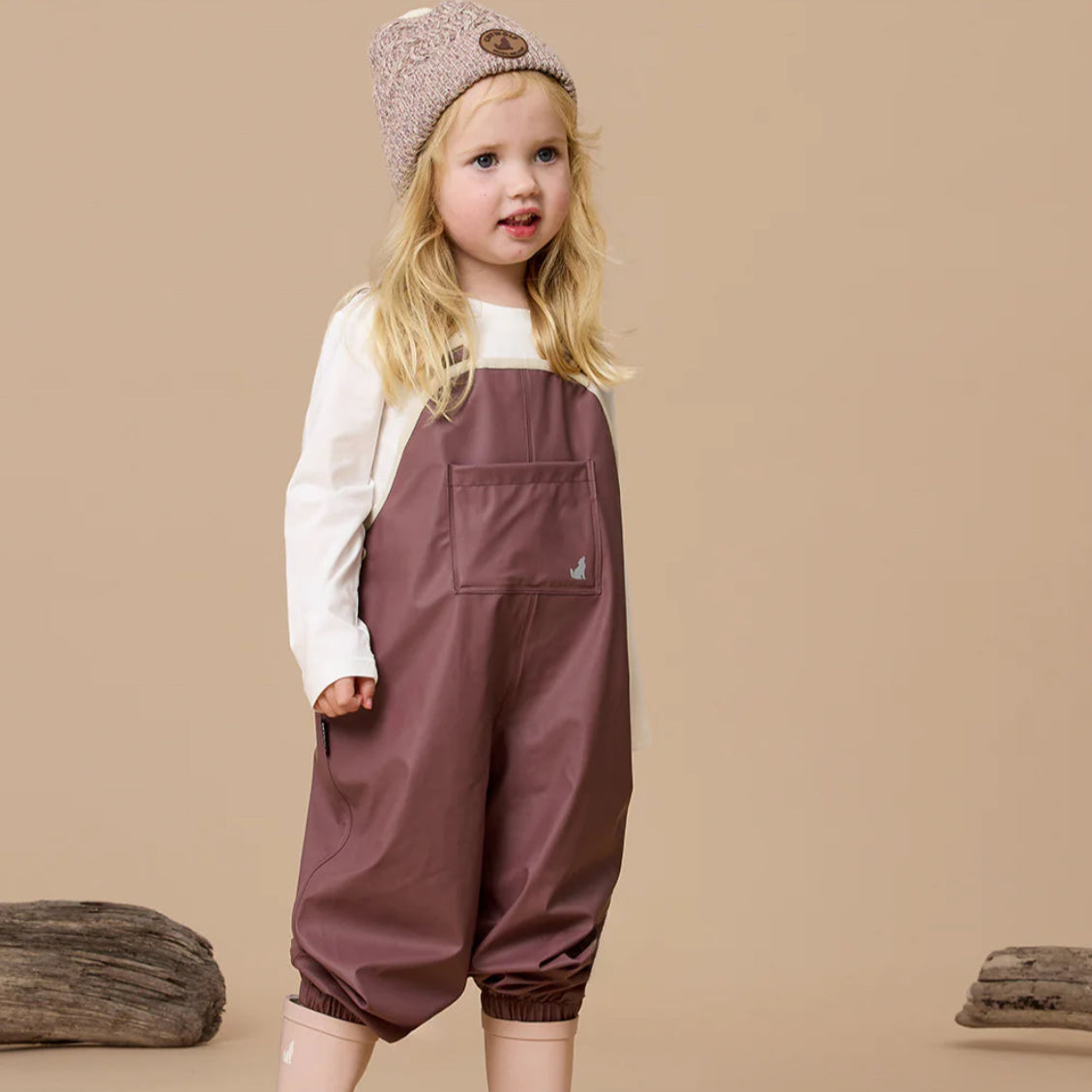 Rain Overalls - Mauve