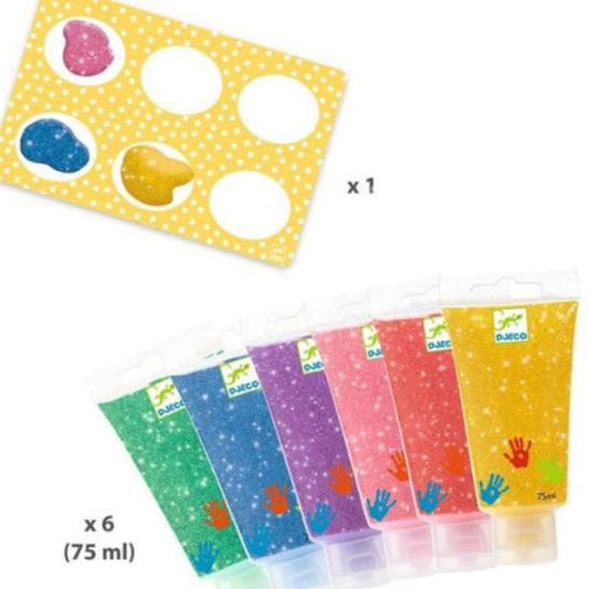 Glitter Finger Paints