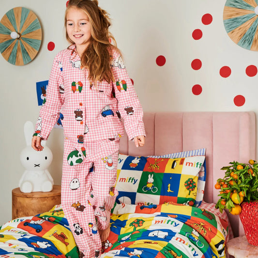 Kip&Co x Miffy and Mates Kids Flannelette PJs